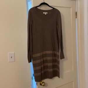 Banana Republic Sweater dress with cute sparkle detail. L